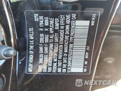 Zdjęcie 13 z 13 samochodu: 2018 HONDA CIVIC TYPE-R TOURING VIN:SHHFK8G70JU201680 - miniatura