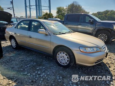 Czwarte zdjęcie samochodu z boku: 2001 HONDA ACCORD LX VIN:JHMCG65551C000364 - miniatura