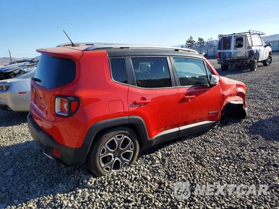 Trzecie zdjęcie samochodu z tyłu: 2016 JEEP RENEGADE LIMITED VIN:ZACCJBDT2GPC61306 - miniatura