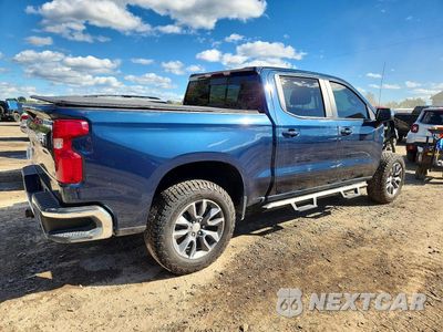 Trzecie zdjęcie samochodu z tyłu: 2021 CHEVROLET SILVERADO K1500 LT VIN:3GCUYDED7MG152811 - miniatura
