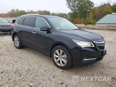 Czwarte zdjęcie samochodu z boku: 2014 ACURA MDX ADVANCE VIN:5FRYD4H81EB037560 - miniatura