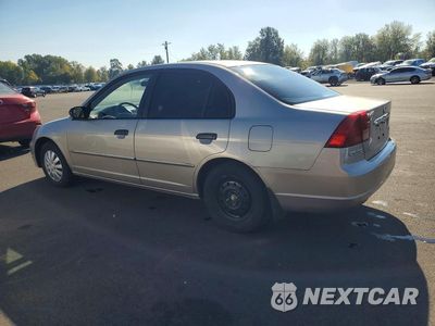 Drugie zdjęcie samochodu z przodu: 2001 HONDA CIVIC LX VIN:1HGES16511L006982 - miniatura