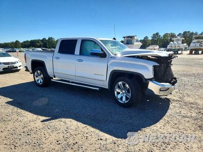 Czwarte zdjęcie samochodu z boku: 2018 GMC SIERRA K1500 SLT VIN:3GTU2NECXJG108425 - miniatura