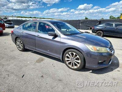 Czwarte zdjęcie samochodu z boku: 2015 HONDA ACCORD SPORT VIN:1HGCR2F55FA138865 - miniatura