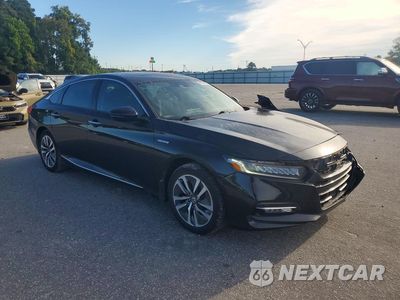 Czwarte zdjęcie samochodu z boku: 2020 HONDA ACCORD TOURING HYBRID VIN:1HGCV3F93LA006610 - miniatura