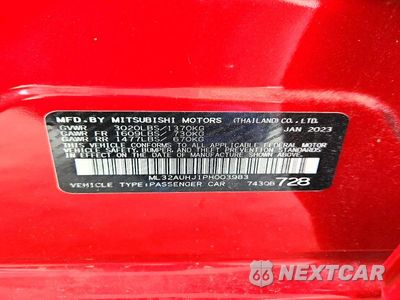 Zdjęcie 12 z 12 samochodu: 2023 MITSUBISHI MIRAGE ES VIN:ML32AUHJ1PH003983 - miniatura