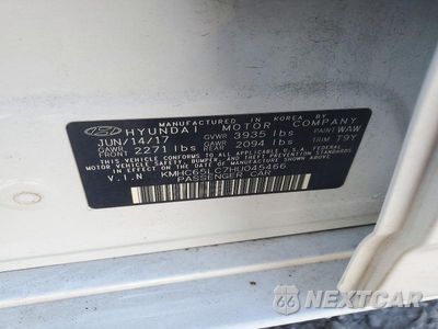 Zdjęcie 12 z 12 samochodu: 2017 HYUNDAI IONIQ BLUE VIN:KMHC65LC7HU045466 - miniatura