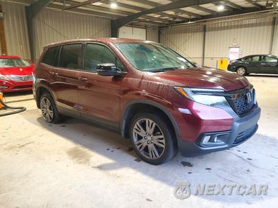Czwarte zdjęcie samochodu z boku: 2019 HONDA PASSPORT EXL VIN:5FNYF8H52KB016849 - miniatura