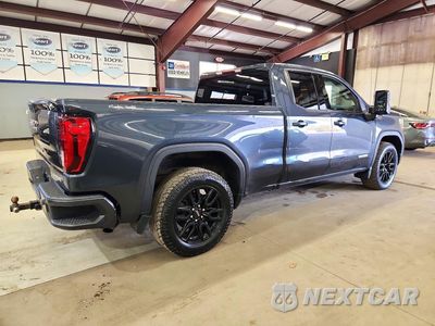Trzecie zdjęcie samochodu z tyłu: 2021 GMC SIERRA K1500 ELEVATION VIN:1GTR9CED8MZ249609 - miniatura