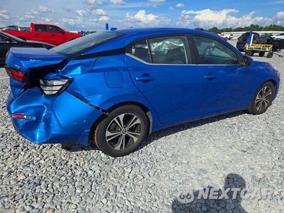 Trzecie zdjęcie samochodu z tyłu: 2021 NISSAN SENTRA SV VIN:3N1AB8CV1MY204440 - miniatura