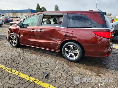 Drugie zdjęcie samochodu z przodu: 2019 HONDA ODYSSEY TOURING VIN:5FNRL6H88KB086920 - miniatura