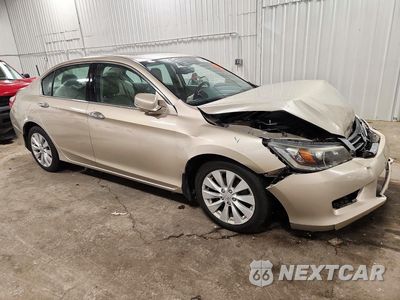 Czwarte zdjęcie samochodu z boku: 2014 HONDA ACCORD EXL VIN:1HGCR3F86EA013162 - miniatura