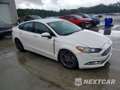 Czwarte zdjęcie samochodu z boku: 2018 FORD FUSION SE VIN:3FA6P0HD8JR153214 - miniatura