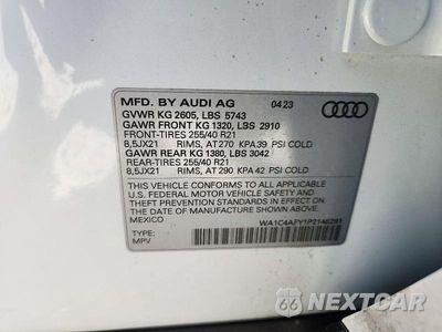 Zdjęcie 13 z 13 samochodu: 2023 AUDI SQ5 PRESTIGE VIN:WA1C4AFY1P2146291 - miniatura