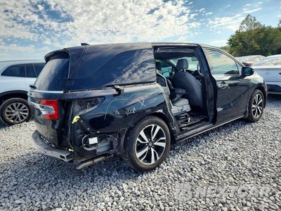 Trzecie zdjęcie samochodu z tyłu: 2018 HONDA ODYSSEY ELITE VIN:5FNRL6H90JB000698 - miniatura