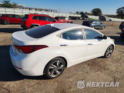 Trzecie zdjęcie samochodu z tyłu: 2014 HYUNDAI ELANTRA LIMITED VIN:5NPDH4AE0EH492129 - miniatura