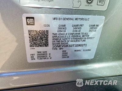 Zdjęcie 13 z 13 samochodu: 2026 CHEVROLET TRAVERSE LT VIN:1GNEVGKS3TJ290271 - miniatura