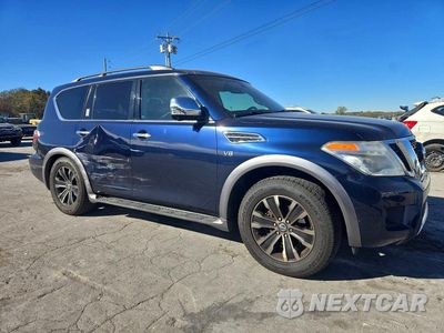 Czwarte zdjęcie samochodu z boku: 2017 NISSAN ARMADA PLATINUM VIN:JN8AY2NEXH9703212 - miniatura