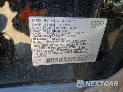 Zdjęcie 13 z 13 samochodu: 2018 AUDI Q7 PREMIUM PLUS VIN:WA1LAAF70JD005711 - miniatura