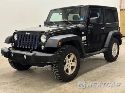 Drugie zdjęcie samochodu z przodu: 2016 JEEP WRANGLER SPORT VIN:1C4AJWAG7GL339735 - miniatura