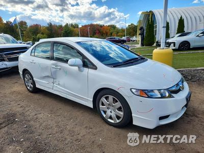 Czwarte zdjęcie samochodu z boku: 2010 HONDA CIVIC LX VIN:2HGFA1F59AH568844 - miniatura