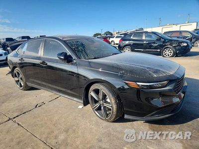 Czwarte zdjęcie samochodu z boku: 2023 HONDA ACCORD HYBRID SPORT VIN:1HGCY2F52PA008207 - miniatura