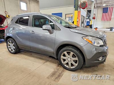 Czwarte zdjęcie samochodu z boku: 2014 BUICK ENCORE CONVENIENCE VIN:KL4CJFSB6EB563586 - miniatura