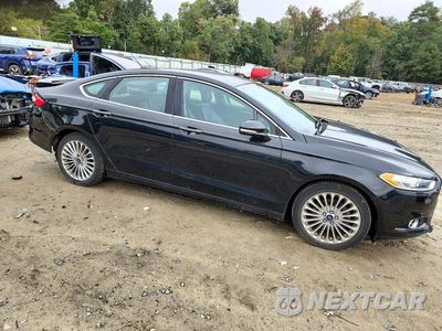 Czwarte zdjęcie samochodu z boku: 2015 FORD FUSION TITANIUM VIN:3FA6P0K93FR144884 - miniatura