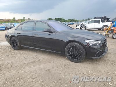 Czwarte zdjęcie samochodu z boku: 2023 MERCEDES-BENZ S S580E 4MATIC VIN:W1K6G6KB6PA200415 - miniatura