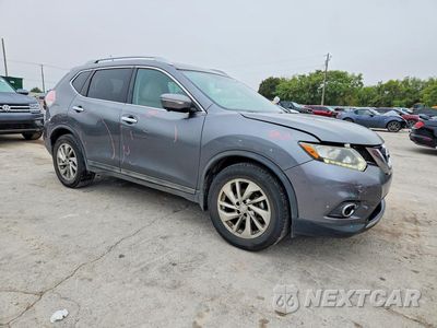Czwarte zdjęcie samochodu z boku: 2014 NISSAN ROGUE SL VIN:5N1AT2MT2EC867896 - miniatura