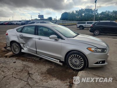 Czwarte zdjęcie samochodu z boku: 2014 FORD FUSION TITANIUM VIN:3FA6P0K91ER257683 - miniatura