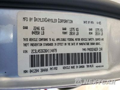Zdjęcie 12 z 12 samochodu: 2006 CHRYSLER 300 TOURING VIN:2C3LA53G36H114079 - miniatura