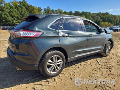 Trzecie zdjęcie samochodu z tyłu: 2015 FORD EDGE SEL VIN:2FMTK4J91FBB63111 - miniatura