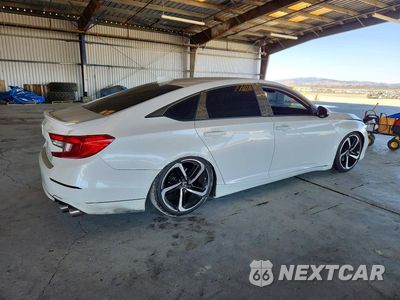 Trzecie zdjęcie samochodu z tyłu: 2018 HONDA ACCORD SPORT VIN:1HGCV2E39JA049224 - miniatura