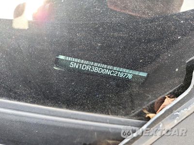Zdjęcie 13 z 13 samochodu: 2022 NISSAN PATHFINDER SV VIN:5N1DR3BD0NC219776 - miniatura
