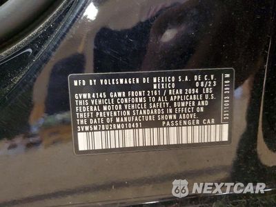 Zdjęcie 12 z 12 samochodu: 2024 VOLKSWAGEN JETTA S VIN:3VW5M7BU2RM010491 - miniatura