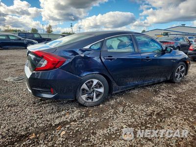 Trzecie zdjęcie samochodu z tyłu: 2020 HONDA CIVIC LX VIN:19XFC2F6XLE027386 - miniatura