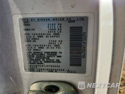 Zdjęcie 12 z 12 samochodu: 2018 NISSAN NV200 DELIVERY VAN VIN:3N6CM0KN7JK705394 - miniatura