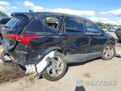 Trzecie zdjęcie samochodu z tyłu: 2022 HYUNDAI SANTA FE SE VIN:5NMS14AJ1NH403478 - miniatura