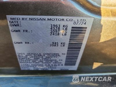 Zdjęcie 12 z 12 samochodu: 2024 NISSAN ALTIMA SV VIN:1N4BL4DV0RN385644 - miniatura