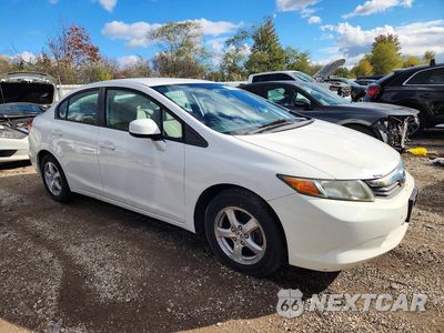 Czwarte zdjęcie samochodu z boku: 2012 HONDA CIVIC NATURAL GAS VIN:19XFB5F57CE000299 - miniatura