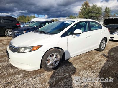 2012 HONDA CIVIC NATURAL GAS 19XFB5F57CE000299 - główne zdjęcie licytacji z USA - miniatura