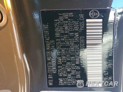 Zdjęcie 12 z 12 samochodu: 2026 TOYOTA CAMRY SE VIN:4T1DAACK2TU302870 - miniatura