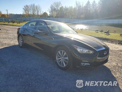 Czwarte zdjęcie samochodu z boku: 2015 INFINITI Q50 PREMIUM VIN:JN1BV7AR6FM409043 - miniatura