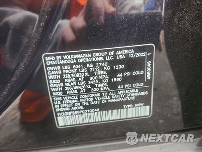 Zdjęcie 12 z 12 samochodu: 2023 VOLKSWAGEN ID.4 PRO S VIN:1V2GNPE88PC010046 - miniatura
