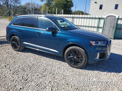 Czwarte zdjęcie samochodu z boku: 2020 AUDI Q7 PREMIUM PLUS VIN:WA1LXAF75LD005480 - miniatura