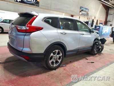 Trzecie zdjęcie samochodu z tyłu: 2018 HONDA CR-V EX VIN:2HKRW2H59JH602837 - miniatura