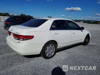 Trzecie zdjęcie samochodu z tyłu: 2004 HONDA ACCORD LX VIN:1HGCM66384A054363 - miniatura