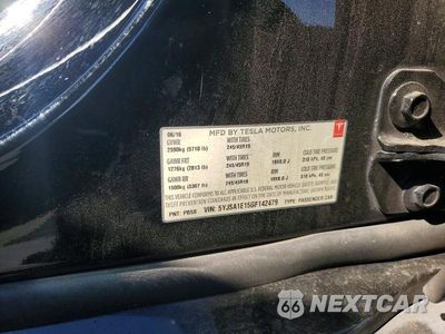 Zdjęcie 12 z 12 samochodu: 2016 TESLA MODEL S VIN:5YJSA1E15GF142479 - miniatura