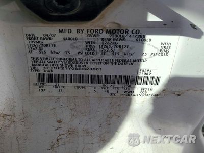 Zdjęcie 13 z 13 samochodu: 2008 FORD F250 SUPER DUTY VIN:1FTSF21Y08EB23061 - miniatura